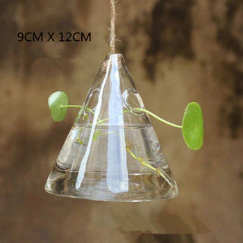 Hanging lamp glass vase - Image 2