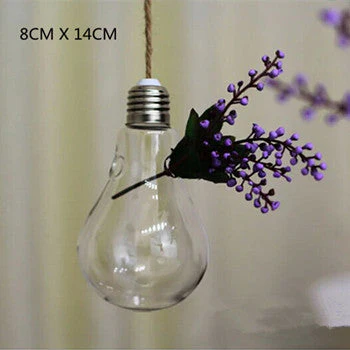 Hanging lamp glass vase - Image 3