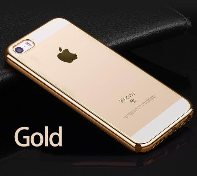 Luxury Transparent Silicone Case For iPhone SE - Image 2