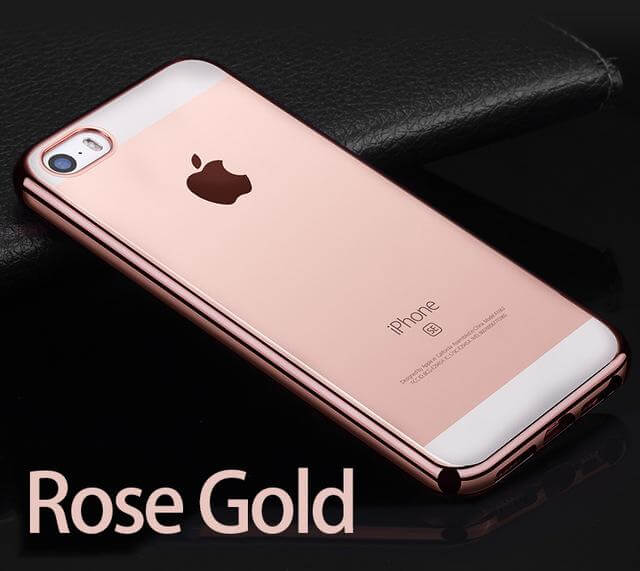 Luxury Transparent Silicone Case For iPhone SE - Image 3