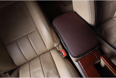 Leather Car Armrest Pad Covers - Image 2