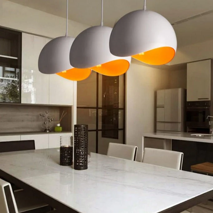 Modern Aluminum Eggshell Nordic Pendant Lamp - Image 1