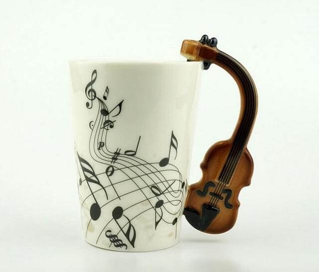 Guitar Style Ceramic Mug - Image 2