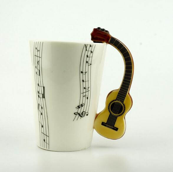 Guitar Style Ceramic Mug - Image 3