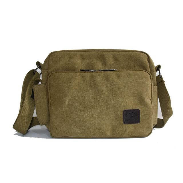High Quality Men Canvas Messenger Bag - Image 2