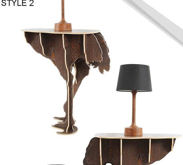 Creative Modern Life Style Assembly Wooden Table - Image 2