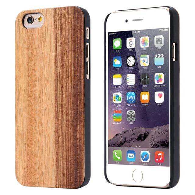 Wooden Case Genuine Real Natural Wood Back Cover For X and Other Models - Image 2