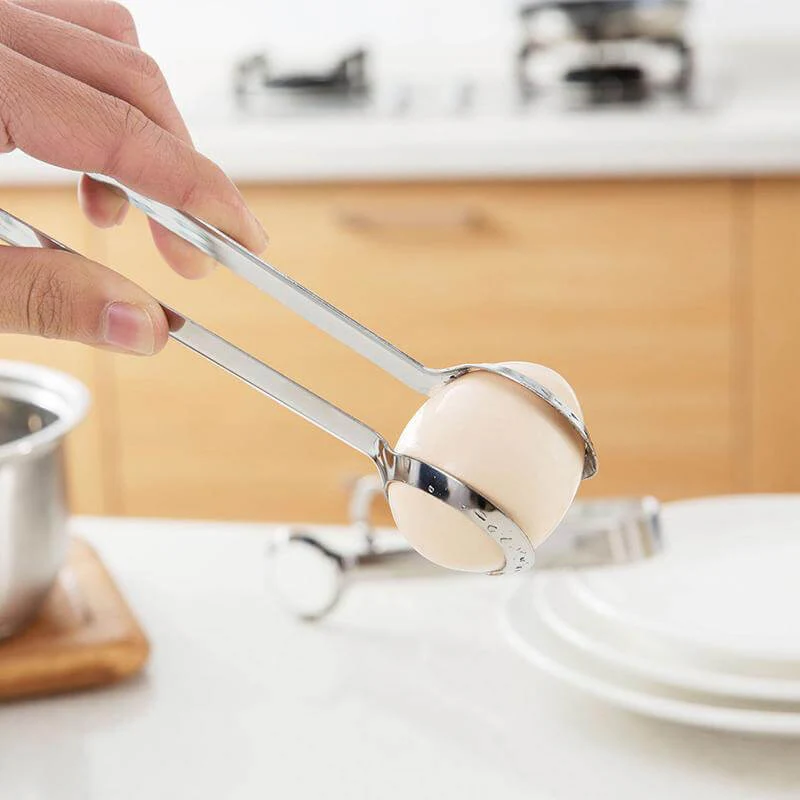 2pcs/lot Creative Stainless Steel Egg Clip - Image 2