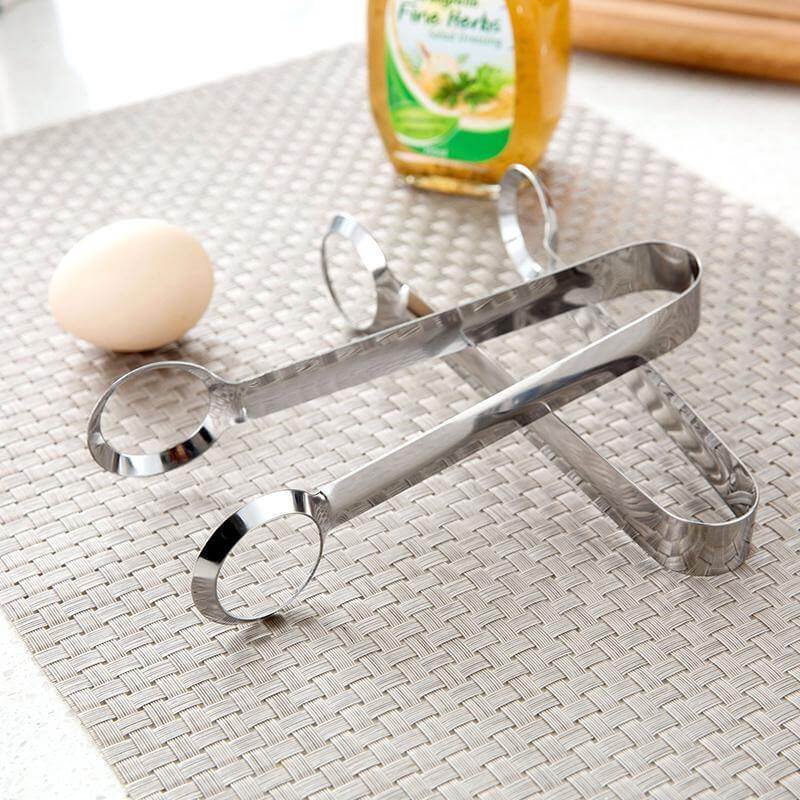 2pcs/lot Creative Stainless Steel Egg Clip - Image 3