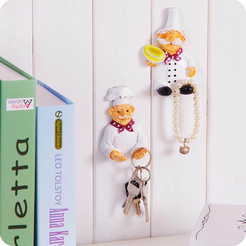 2pcs/lot Cute Self Adhesive Wall Plug Hanger - Image 2