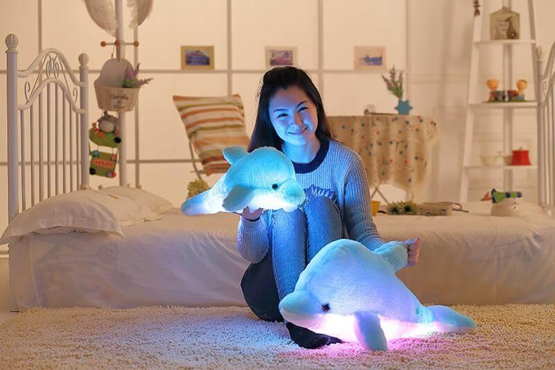 Creative Luminous Light-up Plush Dolphin - Image 3
