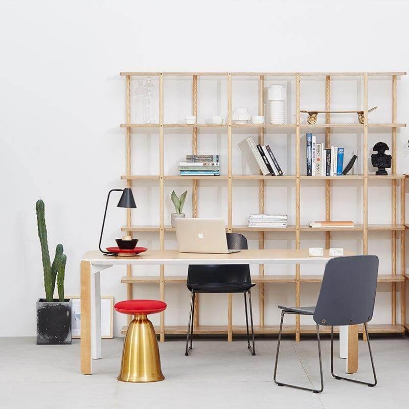 Nordic Modern Soft Metal Stool - Image 2