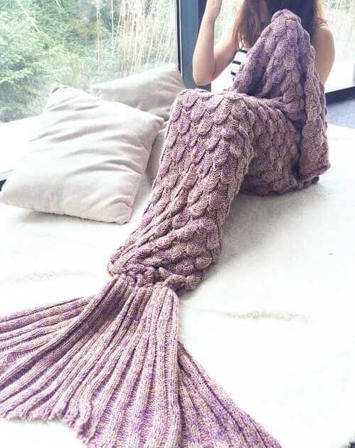 Handmade Mermaid Sleeping Blanket - Image 2