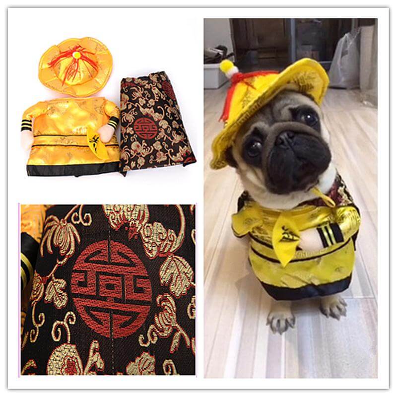Golden King Empire Cosplay Pet Costumes - Image 2