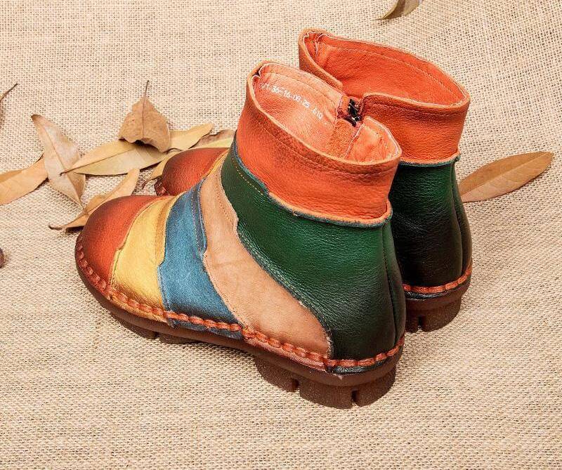 Retro Handmade Women Boots - Image 2