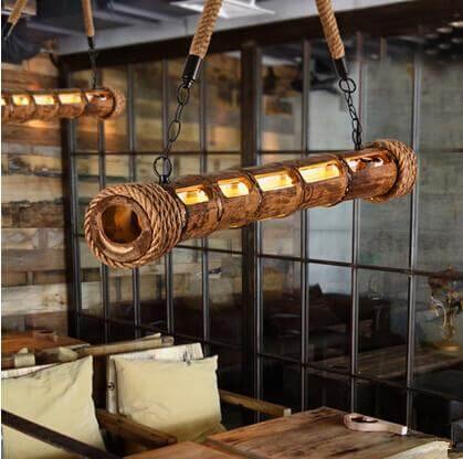 Luxury Modern  Bamboo Nordic Style Led Light Lamps - Image 2