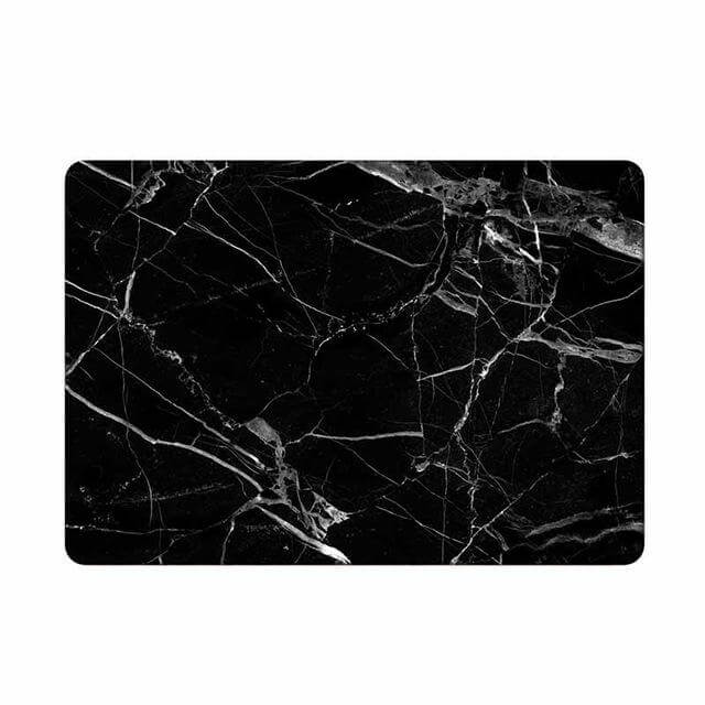 Black Marble Grain Skin Laptop Sticker for Apple Macbook - Image 2