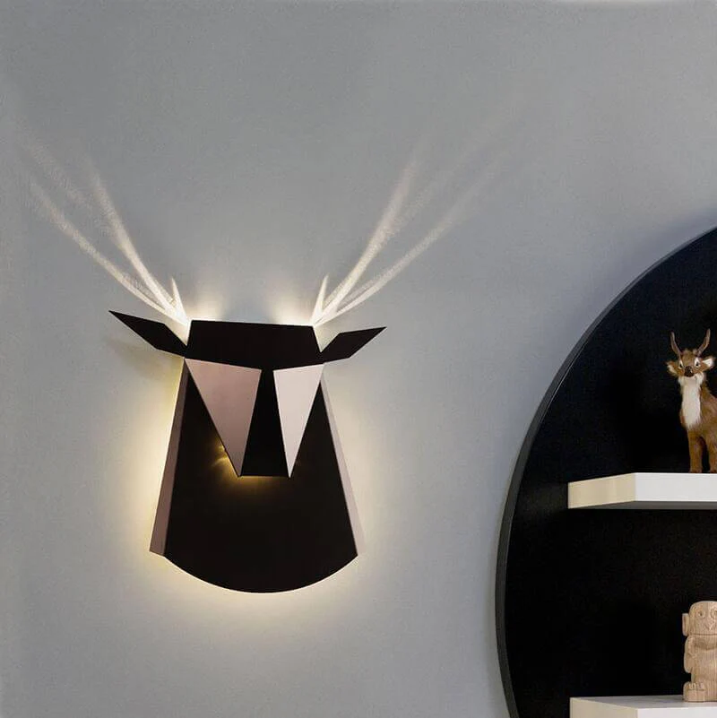 Modern Creative Led Deer Shaped Wall Lamps - Image 3