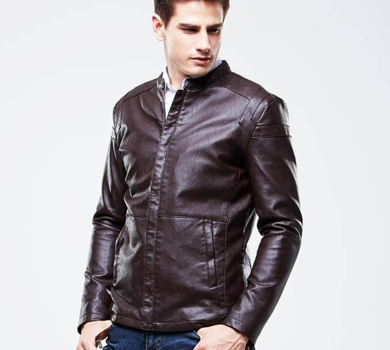 High Quality Luxury  Men’s PU Leather Jacket