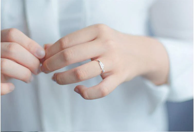 Atmosphere Personality Silver Ring - Image 2