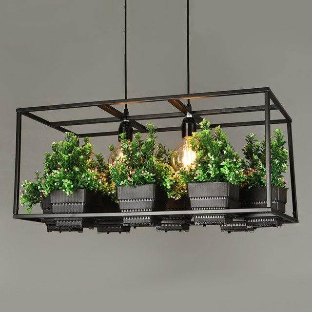 Modern Simple Creative Plant Chandelier Lamps - Image 3