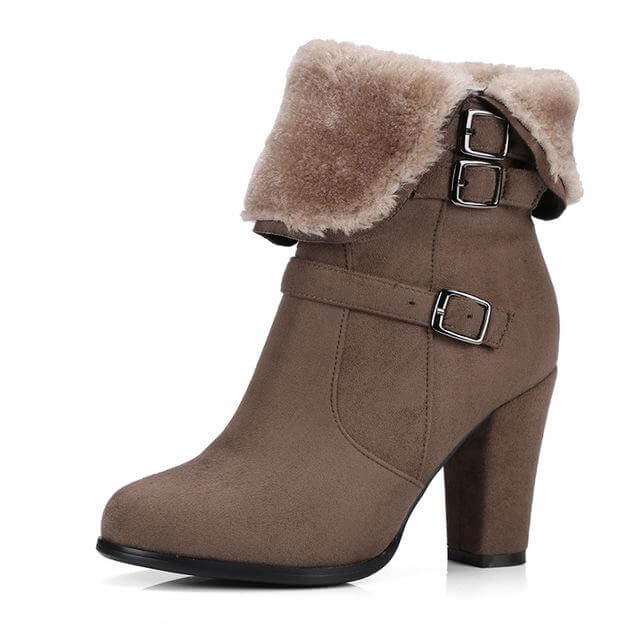 Thick Plush Snow Ankle Boots - Image 2