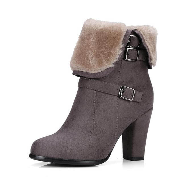 Thick Plush Snow Ankle Boots - Image 3