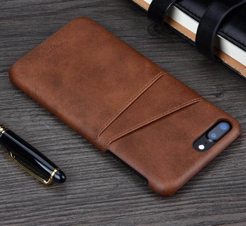 Luxury Leather Wallet Case for Iphone Models - Image 1