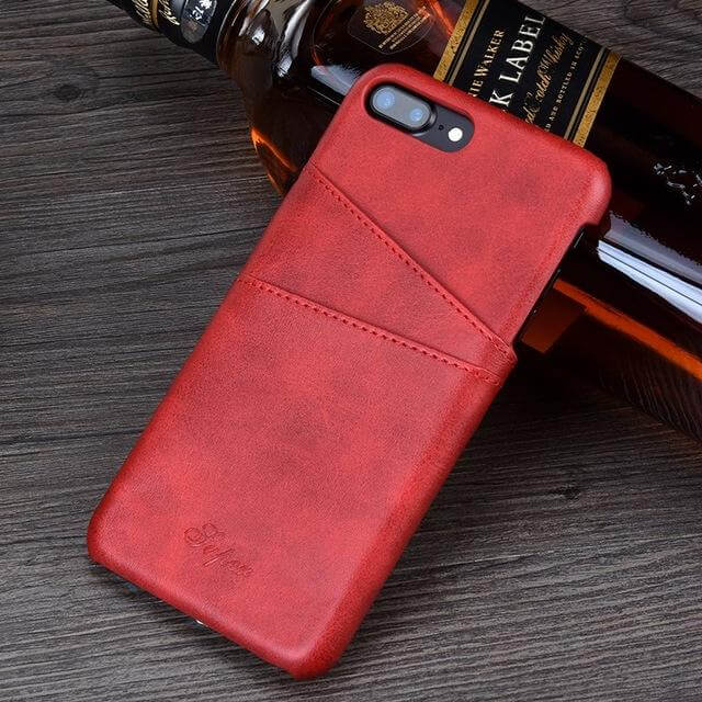Luxury Leather Wallet Case for Iphone Models - Image 2