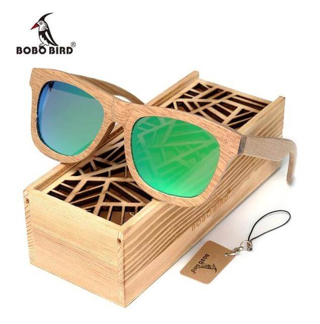 Handmade Wood Wooden Sunglasses - Image 3
