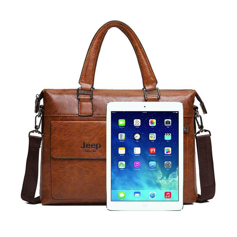 Business Style Leather Shoulder Bags - Image 2
