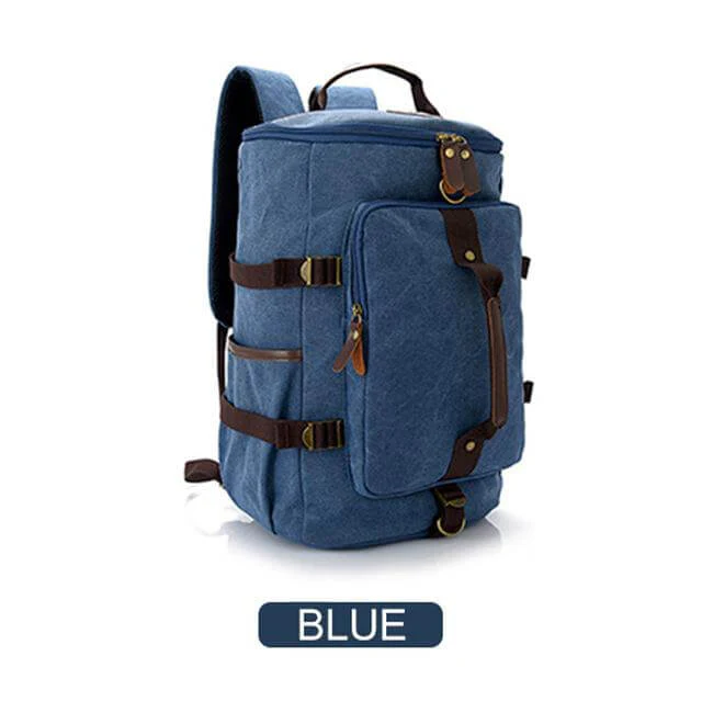 Large Capacity Vintage Shoulder Backpack - Image 3