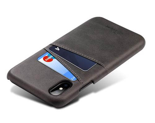 Luxury Leather Wallet Case For Iphone X - Image 1