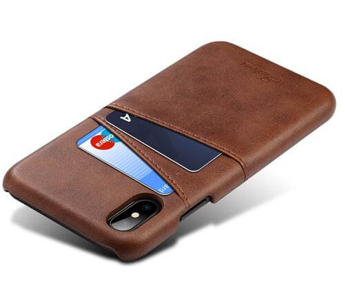 Luxury Leather Wallet Case For Iphone X - Image 3
