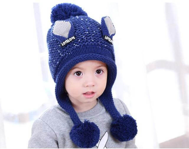Baby Girl Earflaps hat - Image 2