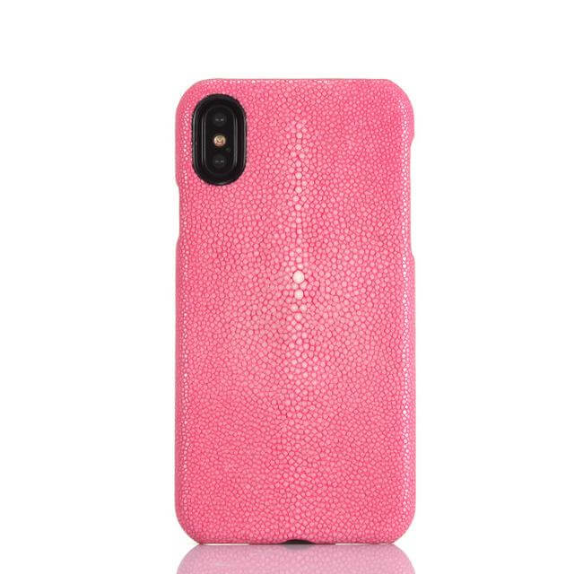 Fashion Pearl Fish Skin Leather Iphone X Case - Image 3