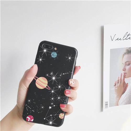 Space planet 3D Relief Silicone Case for Iphone Models - Image 2