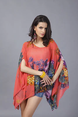 Bohemian Chiffon Vintage Blouse for Women - Image 3