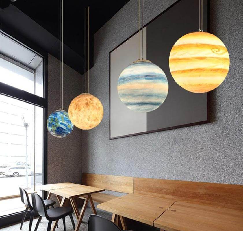 Modern Creative Universe Planet Pendant Light - Image 1