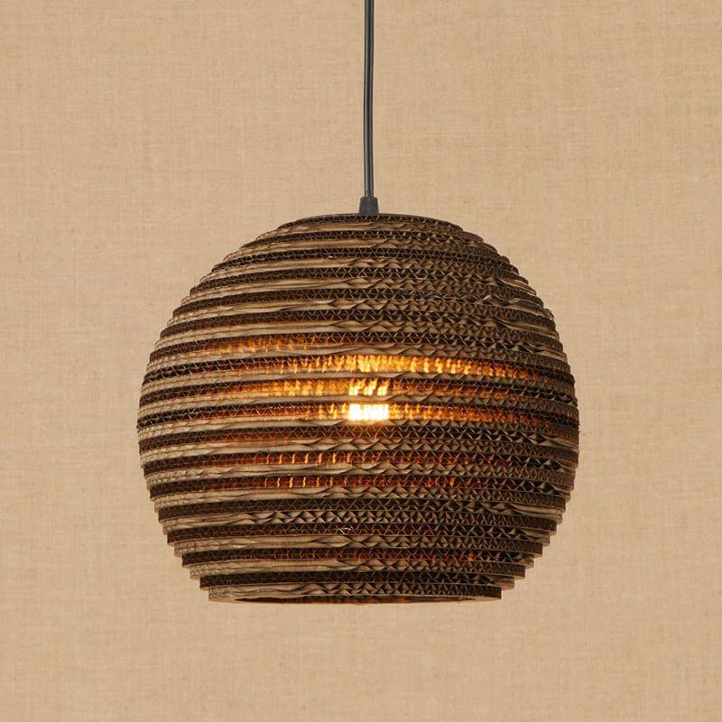 Modern Hanging Pendant LED Origami Paper Shade Lamp - Image 1