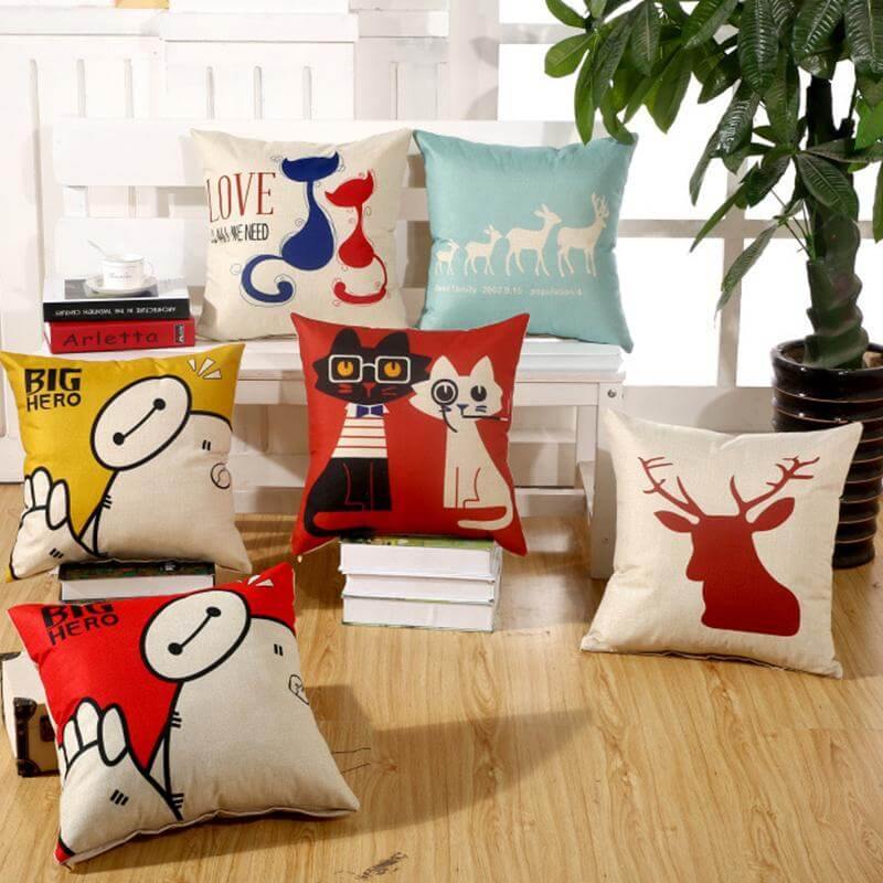 Cat Pattern High Quality Pillow Cases - Image 1