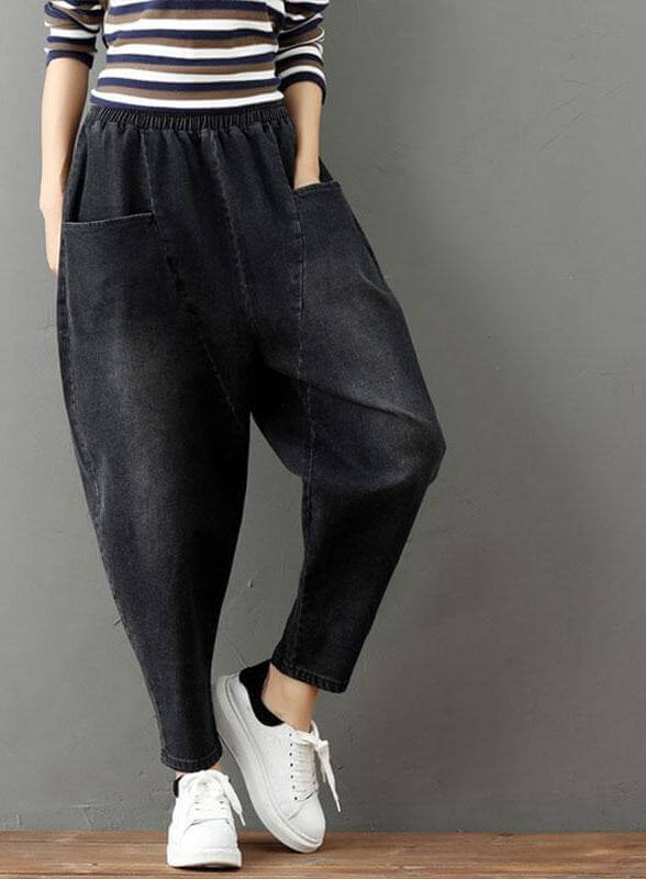 Harem Fried Chicken Trousers Elastic Pants - Image 1