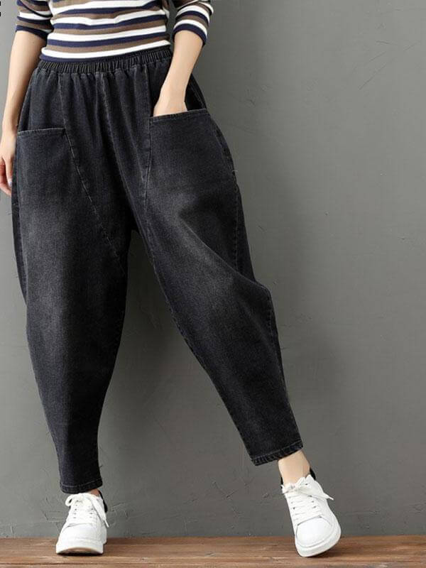 Harem Fried Chicken Trousers Elastic Pants - Image 2