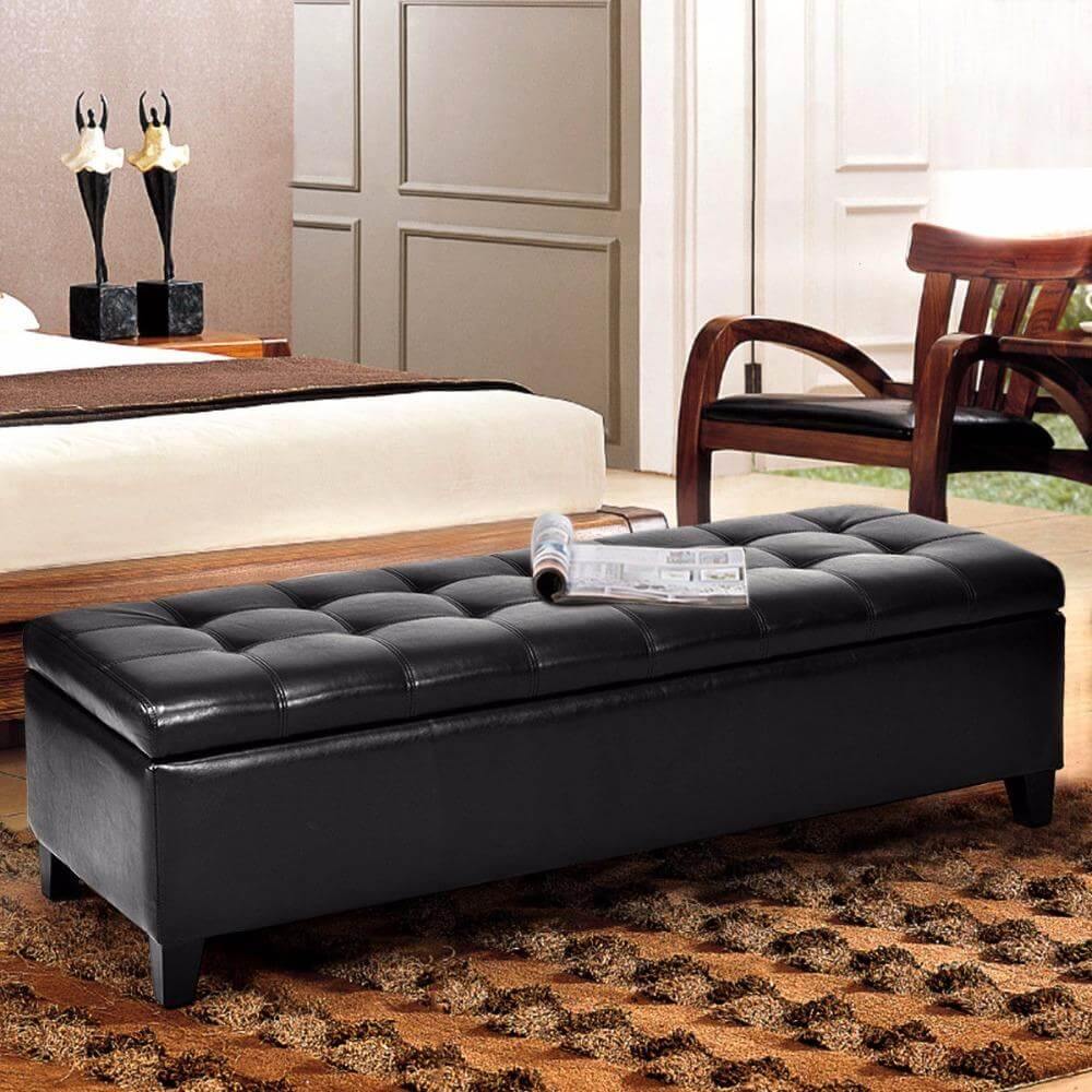 Modern Ottoman Bench Storage - Image 1