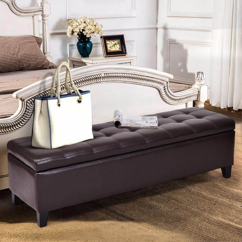 Modern Ottoman Bench Storage - Image 3