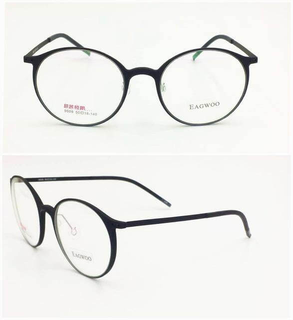 Pure Retro Titanium Eyeglasses - Image 2