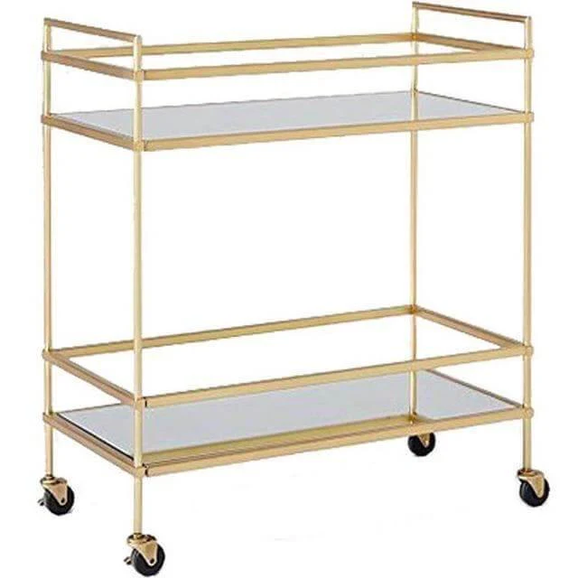 Designer Style Stainless Steel Gold Silver Dinner Side  Table Organizer - Image 2