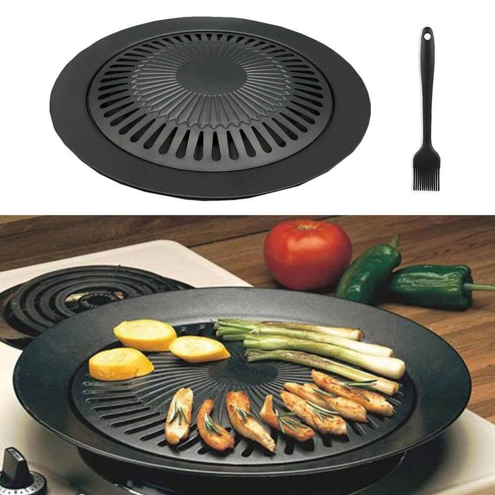 European Outdoor Smokeless Non-Stick Gas Barbecue Grill Tool - Image 3