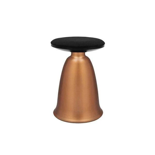 Nordic Modern Soft Metal Stool - Image 3