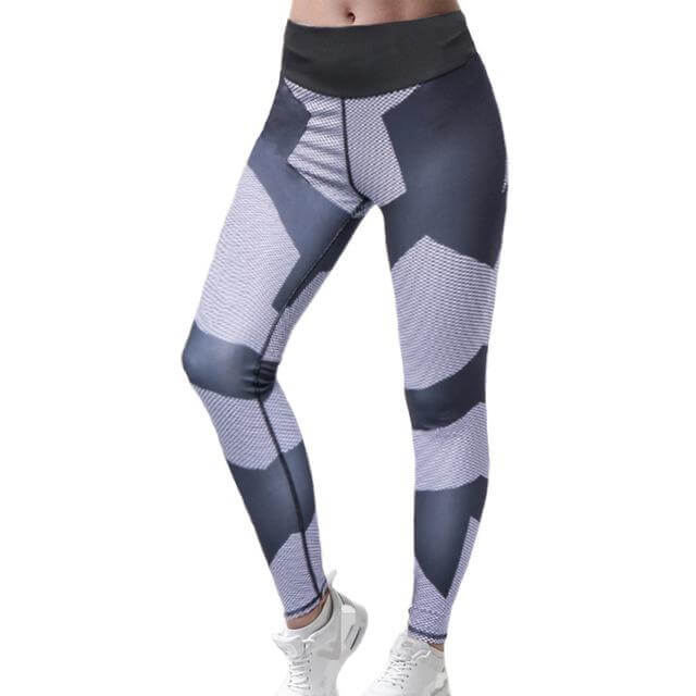 Printed Sport Leggings Elastic Fitness Yoga Pants - Image 2
